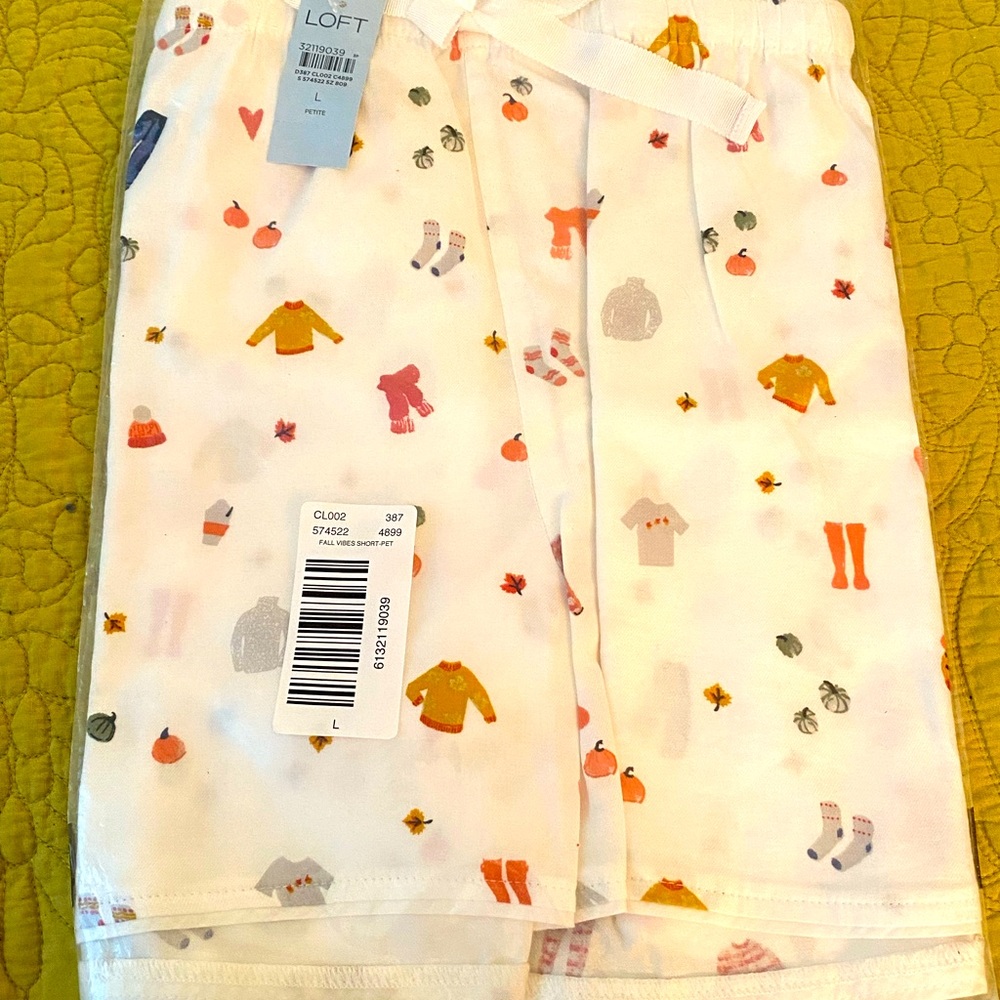 LOFT Petites Sleep LP Pajama Shorts